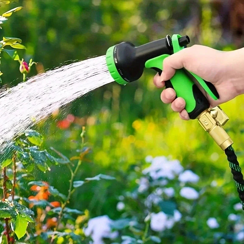 1Pcs 50FT/75FT/100FT Garden Telescopic Hose Expandable Multifunctional Water Gun High-Pressure Watering Gardening Tools