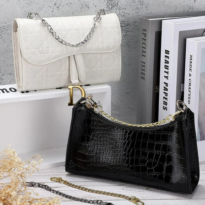 Flat Purse Chain Strap Crossbody Bag Replacement Strap with Metal Buckles for Wallet Purse Bags Replacement Strap