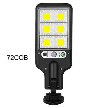 Solar LED Wall Lamp with Human Body Sensor for Outdoor Use - Smarsty