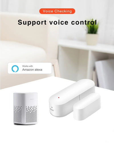 Zigbee Smart Door Window Sensor With EWeLink Control - Smarsty