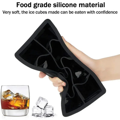 4/6/8/15/160 Grid Big Ice Tray Mold Giant Jumbo Large Food Grade Silicone Ice Cube Square Tray Mold DIY Ice Maker Ice Cube Tray - Smarsty