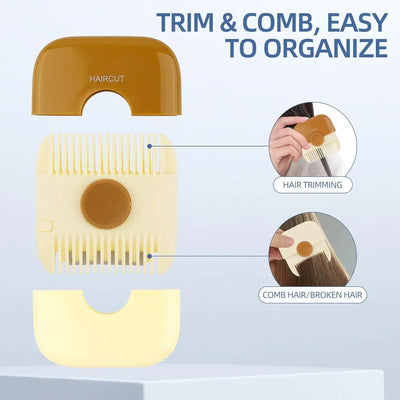 2-in-1 Portable Hair Trimmer and Thinning Comb - Smarsty