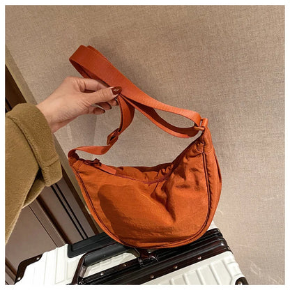 Casual Nylon Crossbody Bag for Women Large Capacity - Smarsty