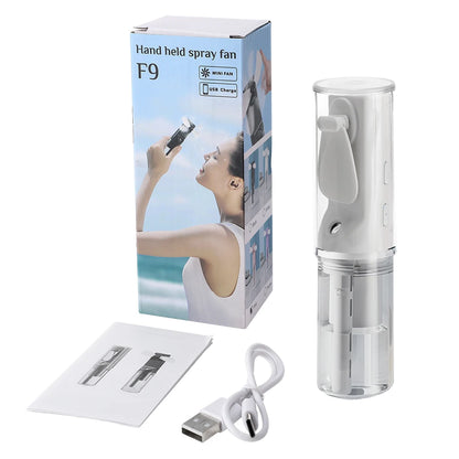Portable Mini Handheld Humidifier Fan with Mist - Smarsty