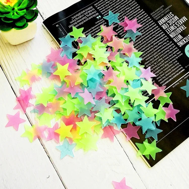 Glow in The Dark Stars Wall Stickers for Kids - Smarsty