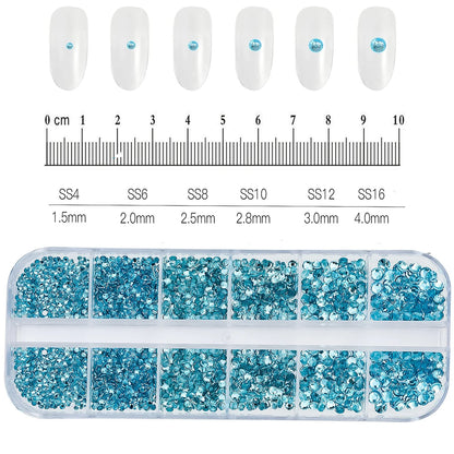 Mixed Nail Rhinestones with Shiny Clear Colors for Stunning Nail Art - Smarsty