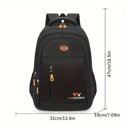 1 Pc Men's Backpack, Large Capacity Waterproof Casual Backpack,Adjustable Computer Backpack - Smarsty