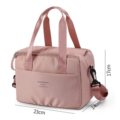 Insulated Portable Lunch Bag For Women Waterproof Tote - Smarsty