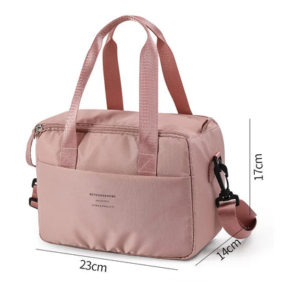Insulated Portable Lunch Bag For Women Waterproof Tote - Smarsty
