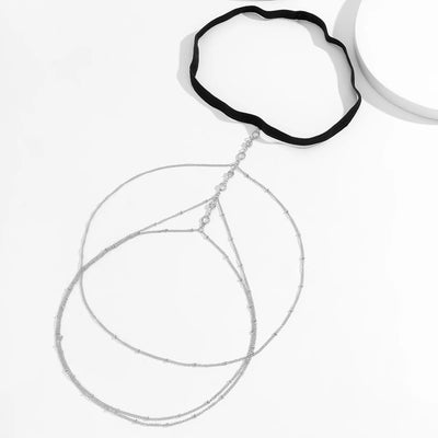 Boho Crystal Leg Chain for Women Beach Style - Smarsty
