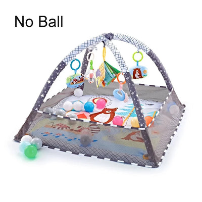 Baby Play Gym Mat With Rack For Tummy Time Crawling - Smarsty