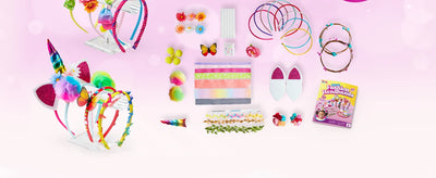 JOYFY Headband Making Kit for Girls Kids Headbands DIY Hair Accessories Make Your Own Hair Accessories for Kid Birthday Gifts