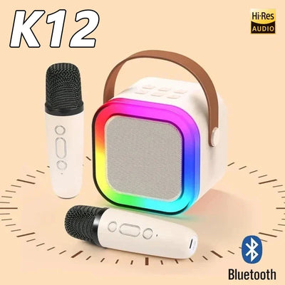 K12 Portable Karaoke Machine with Wireless Microphones - Smarsty