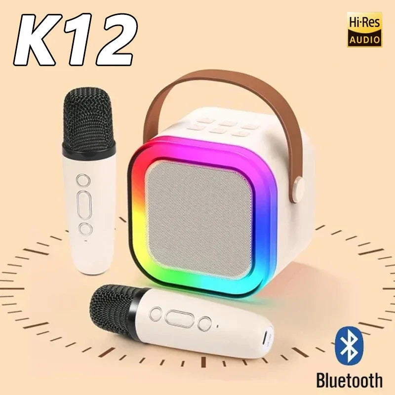K12 Portable Karaoke Machine with Wireless Microphones - Smarsty