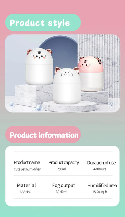 Cute Mini USB Humidifier for Office Use - Smarsty