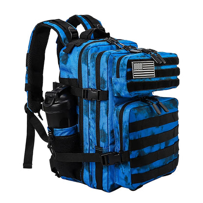 LHI 45L/35L/25L Tactical Backpack for Men and Women Waterproof Athlete Gym Outdoor Bag Travel Hiking Rucksack with Bottle Holder - Smarsty