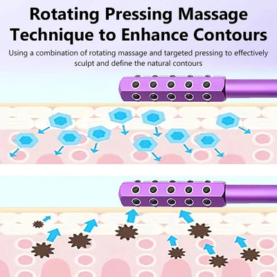 24 Germanium Face Massage Roller for Skin Care - Smarsty