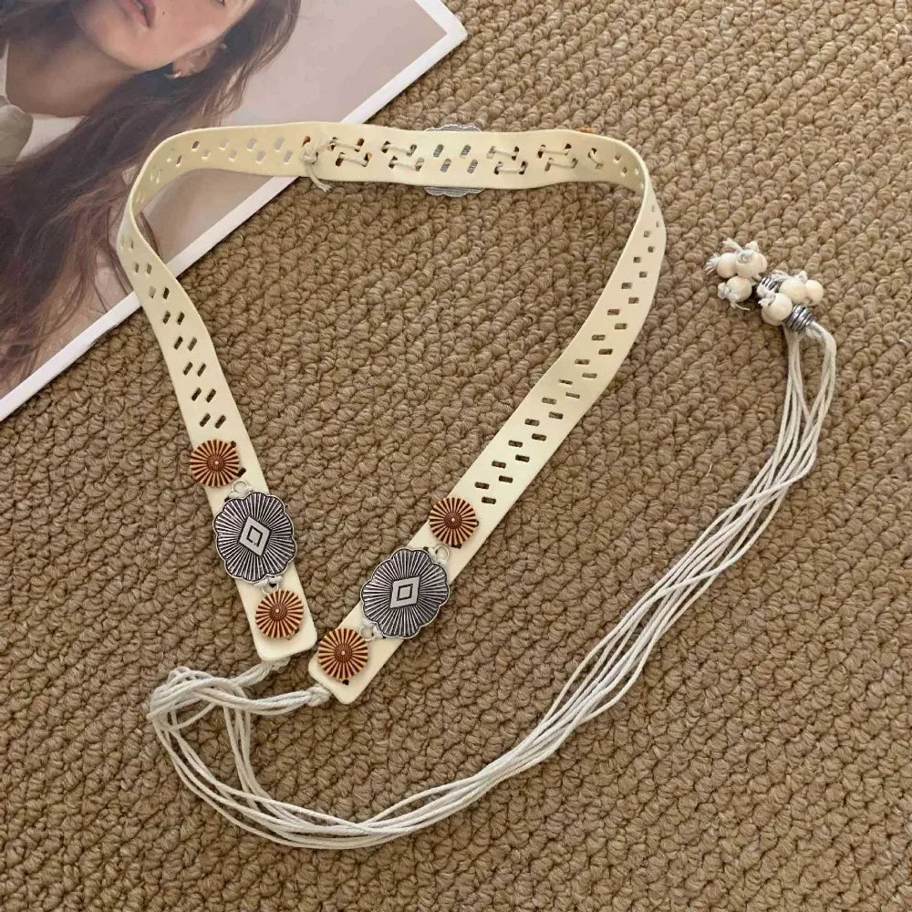 Bohemian Butterfly Tassel Waist Chain Adjustable Belt - Smarsty