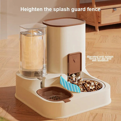 Automatic Cat Feeder with Water Dispenser Large Capacity - Smarsty