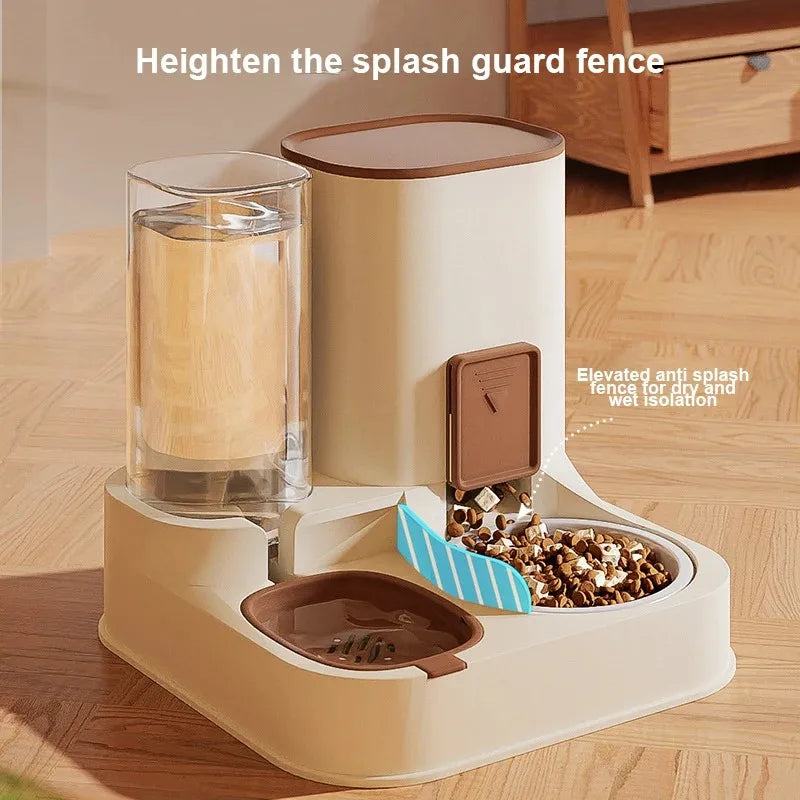 Automatic Cat Feeder with Water Dispenser Large Capacity - Smarsty