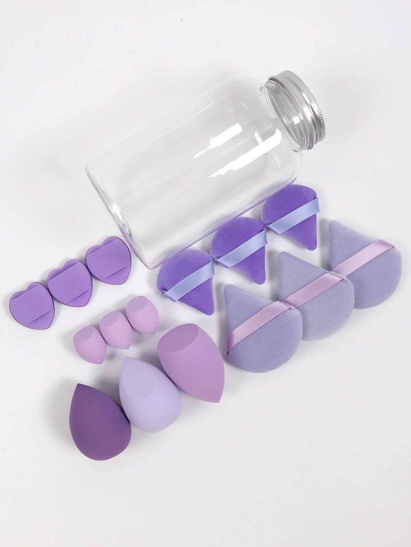 Spring Cosmetic Puff Set with Mini Makeup Eggs and Cushions - Smarsty