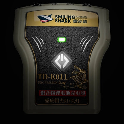 LED Camping Headlamp 200mAh Super Bright Hat Clip Light IPX4 Waterproof Mini Caps Light Headlamp Power Display for Night Fishing