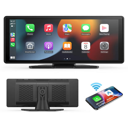 Wireless CarPlay Receiver With 10 Inch Touchscreen - Smarsty