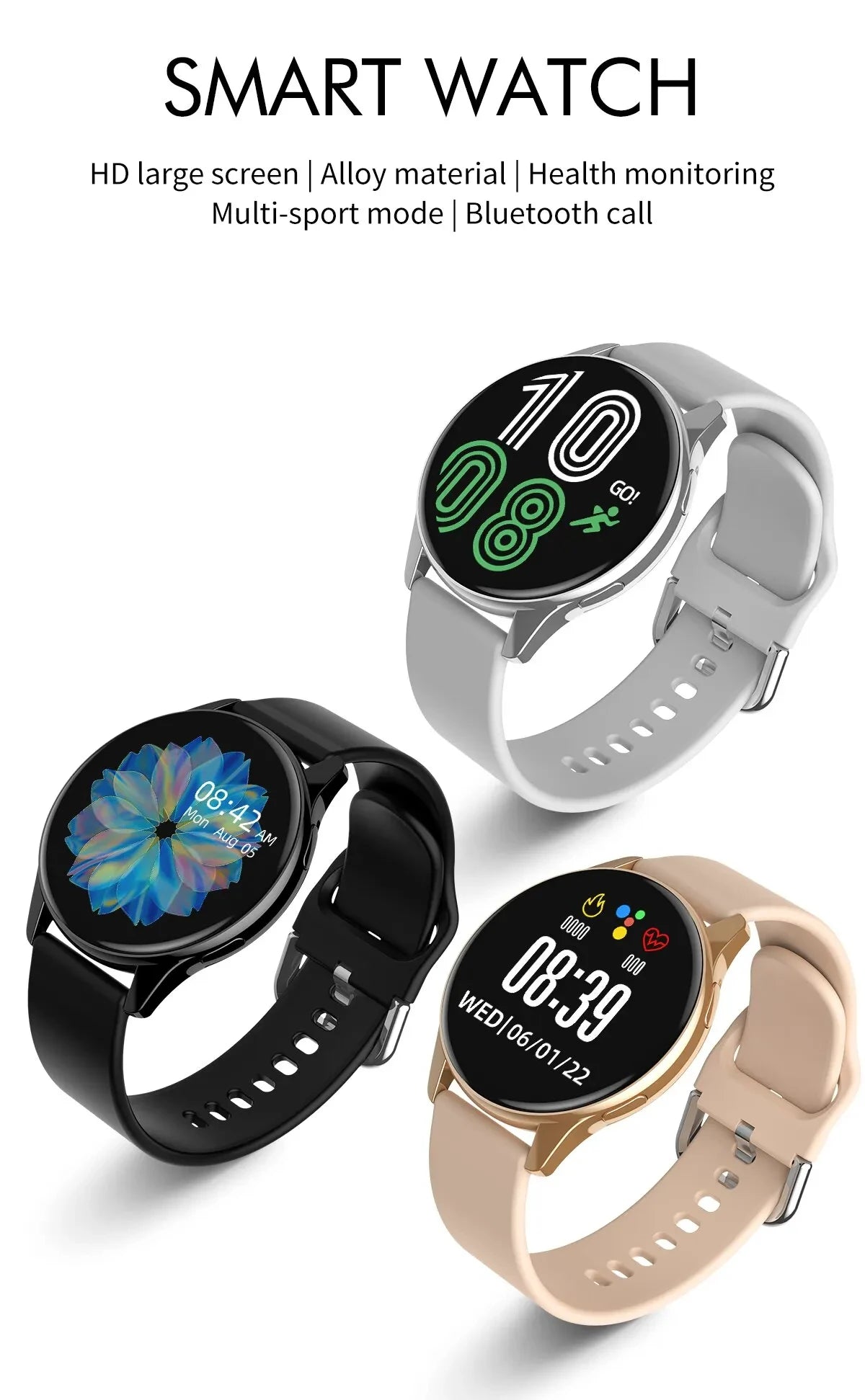 LIGE Smart Watch 2025 Fitness Tracker with Bluetooth Calling - Smarsty