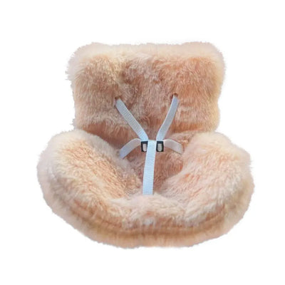 Car Ventilation Safety Seat Soft Kawaii Doll Seat Car Ornament Plush Safety Seat Car Air Outlet Decoration for 17cm Dolls