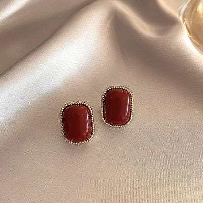 Vintage Pearl Stud Earrings For Women Elegant Retro Chic - Smarsty