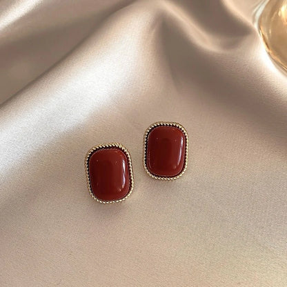 Vintage Pearl Stud Earrings For Women Elegant Retro Chic - Smarsty