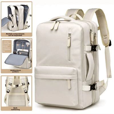 Backpack 40x30x20 Airplane, Cabin Hand Luggage Backpack, Laptop Backpack for Aeroplane Travel, School Backpack, Men Women's Bag - Smarsty