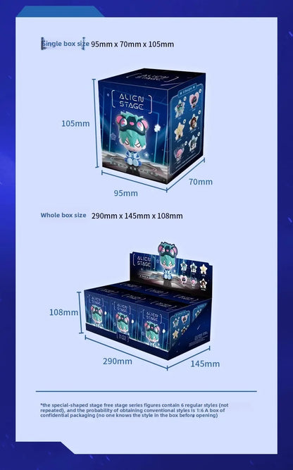 6PCS Blind Box Alien Stage Free Stage Series TILL Two-dimensional Animation Peripherals Collection Model Doll Surprise Gifts Toy by Smarsty