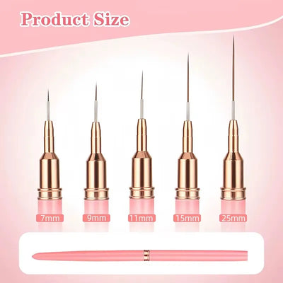 Nail Art Liner Brush Set for Professional Manicure - Smarsty