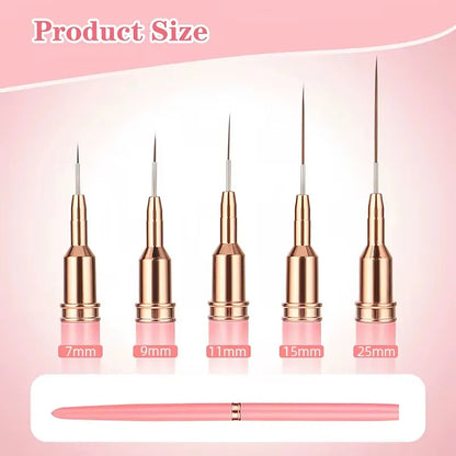 Nail Art Liner Brush Set for Professional Manicure - Smarsty