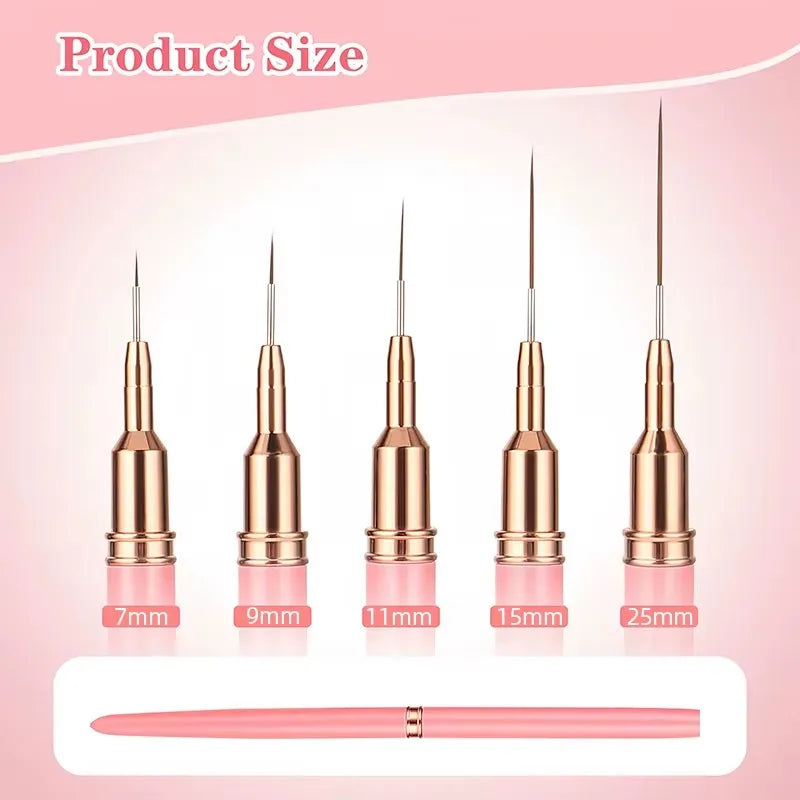 Nail Art Liner Brush Set for Professional Manicure - Smarsty