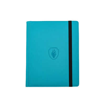 9 Pocket Card Binder, 360 Trading Card Holder Book, Premium PU Cover Zip Binder For Cards, Durable Side Loading Card Fold - Smarsty