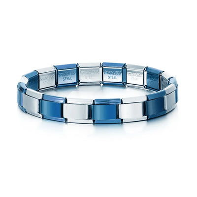 Italian Charm Bracelets DIY Stainless Steel Bangle Gift - Smarsty