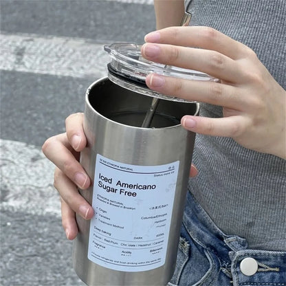 Portable Stainless Steel Coffee Thermos with Insulation - Smarsty