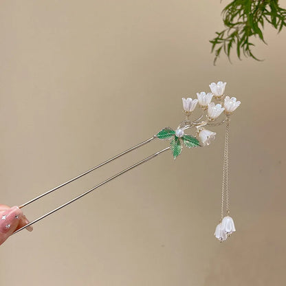 Elegant Flower Tassel Hair Clip for Women - Smarsty
