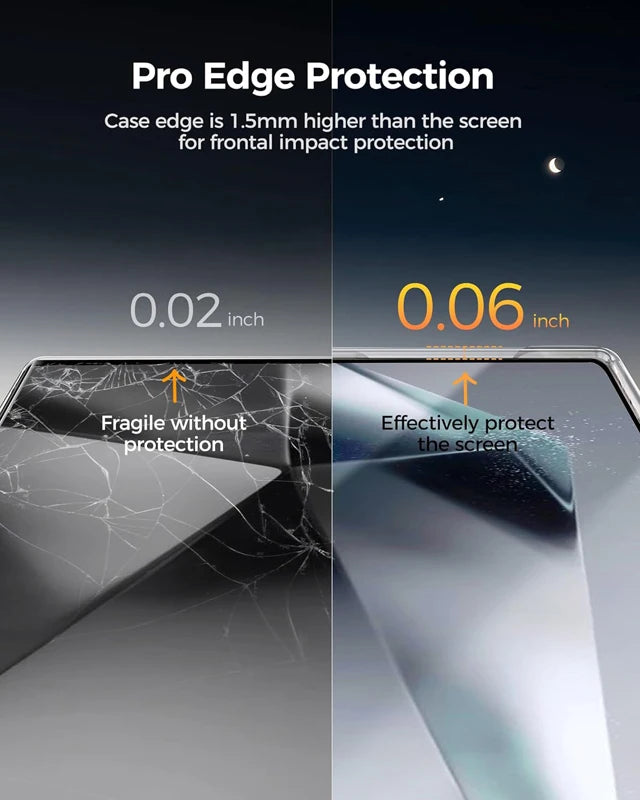 Clear Silicone Case for Galaxy S24 S23 S22 S21 Ultra - Smarsty
