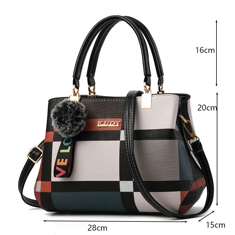 PU Leather Crossbody Bag For Women Large Capacity Travel - Smarsty