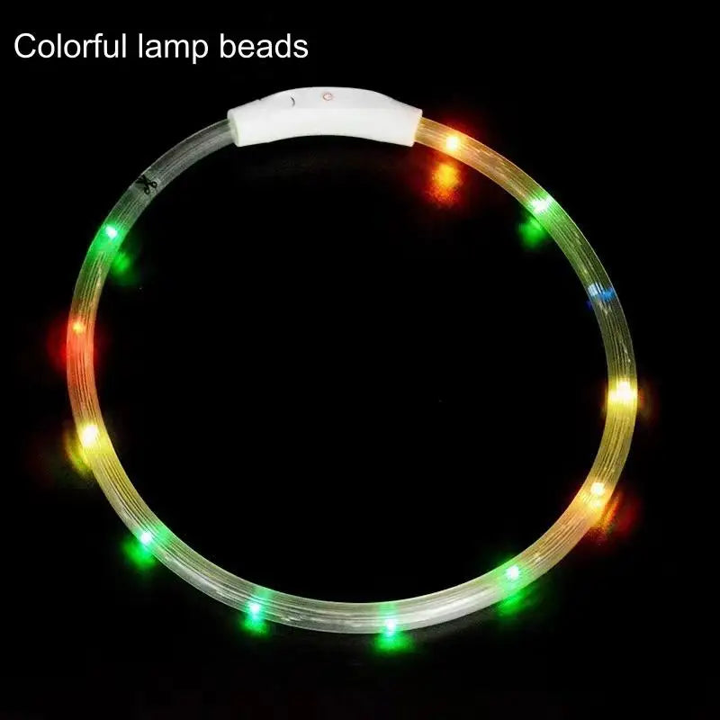 USB Rechargeable LED Dog Collar for Night Safety - Smarsty