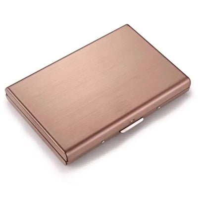 Card Holder Wallet Minimalist Slim Metal RFID Blocking Card Protector Pop Up Credit Card Wallets for Men - Smarsty
