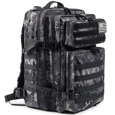45L Tactical Backpack Large Capacity Outdoor Rucksack 3 Day Fitness Hiking Bag Hiking Camping Gear Backpacks - Smarsty