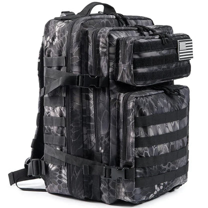 45L Tactical Backpack Large Capacity Outdoor Rucksack 3 Day Fitness Hiking Bag Hiking Camping Gear Backpacks - Smarsty