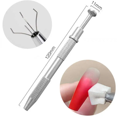 50Pcs Nail Art Sponge Set with Grab Pen - Smarsty