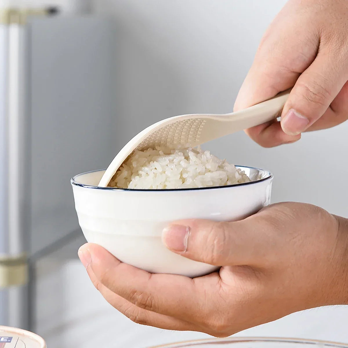 Food Grade Silicone Rice Spoon, Household Non-stick Pot, High Temperature Resistant Kitchen Spoon, Kitchen Tools, 1 tbsp