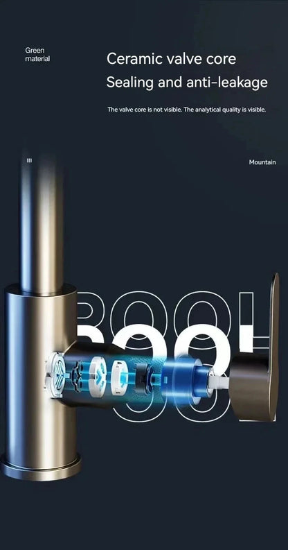 Flexible Stainless Steel Kitchen Faucet with Stream Shower Mode - Smarsty