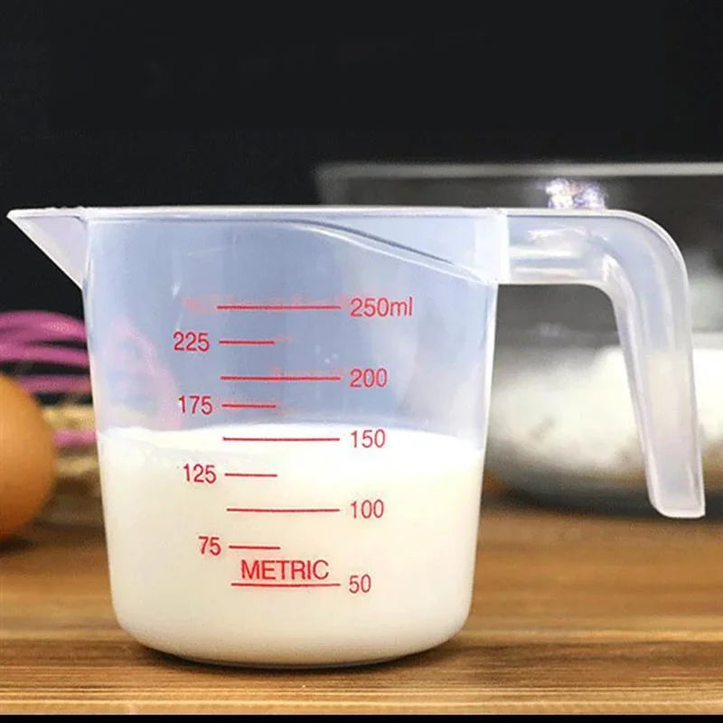 3 Piece Plastic Measuring Cups Set for Accurate Baking - Smarsty